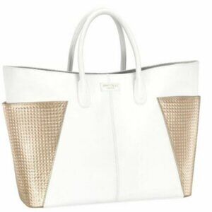 Jimmy Choo Parfums White & Gold Promo Tote – Rare GWP Shopper Bag